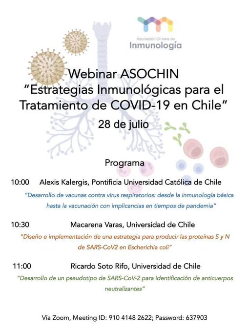 Estrategias Inmunológicas para el Tratamiento de COVID19 en Chile