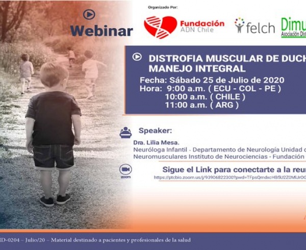 Webinar DIMUS Chile | Distrofia Muscular de Duchenne: Manejo Integral